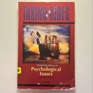 Taking Sides: Psychological Issues - Red Cover